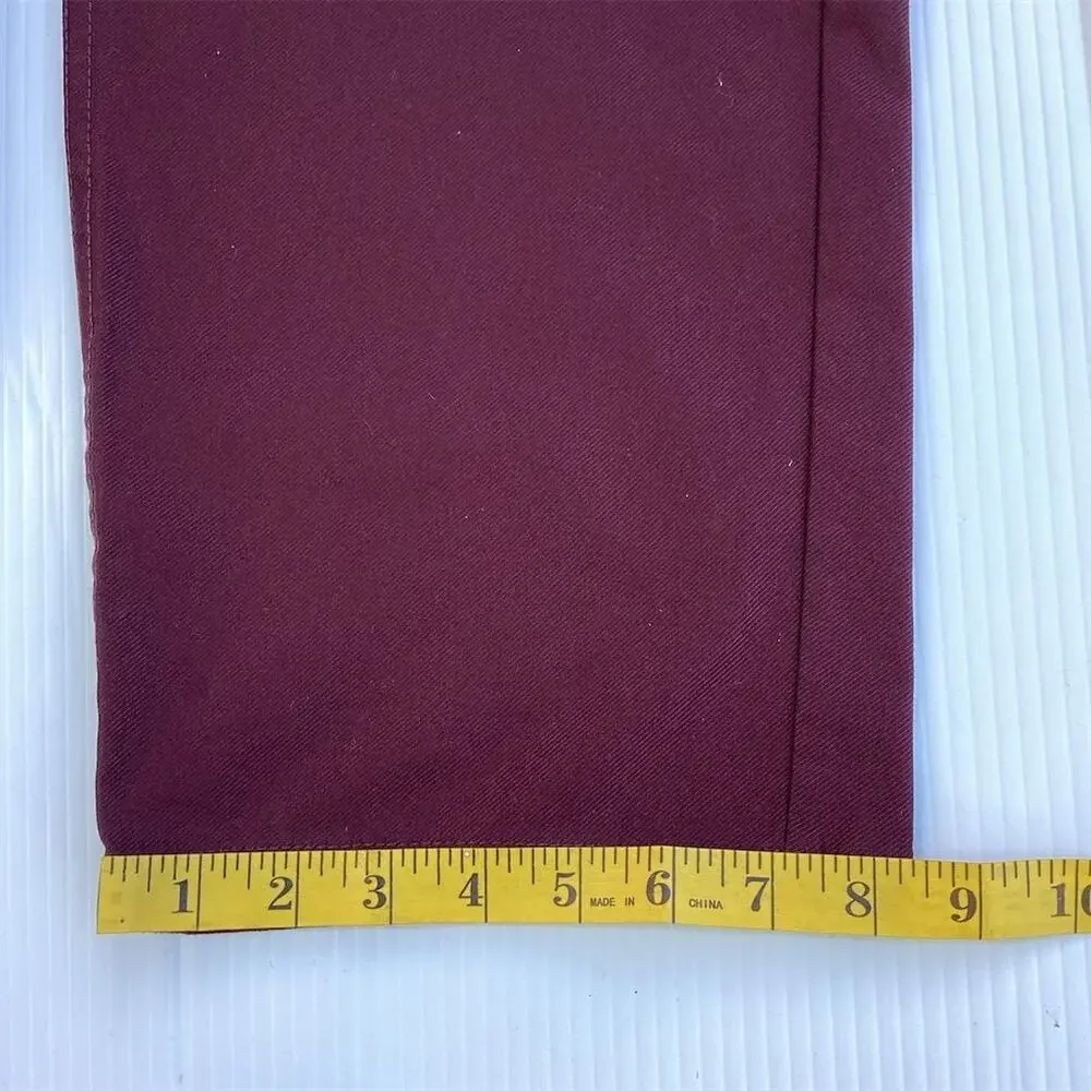 Perry Ellis Men's Slim Stretch Dress Pants Red Size 40x32‎